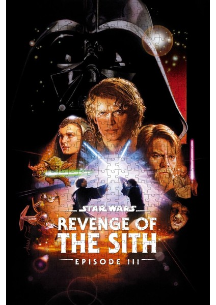 Star Wars: Episode Iıı - Revenge Of The Sith (2005) Film Posterinin 500 Parça Puzzle Yapbozu Sürüm2
