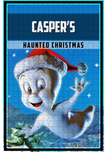 Casper's Haunted Christmas (2000) Film Posterinin 500 Parça Puzzle Yapbozu