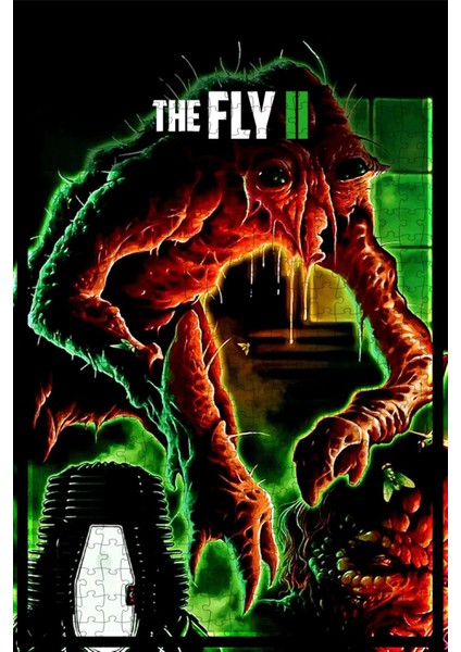The Fly Iı (1989) Film Posterinin 500 Parça Puzzle Yapbozu