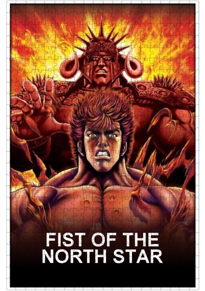 Fist Of The North Star (1984) Film Posterinin 500 Parça Puzzle Yapbozu