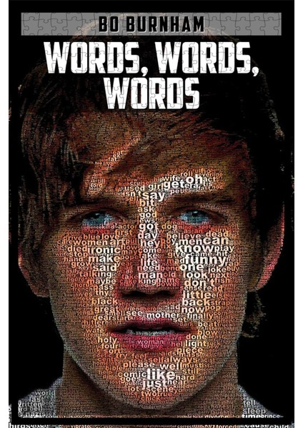 Bo Burnham: Words, Words, Words (2010) Film Posterinin 500 Parça Puzzle Yapbozu