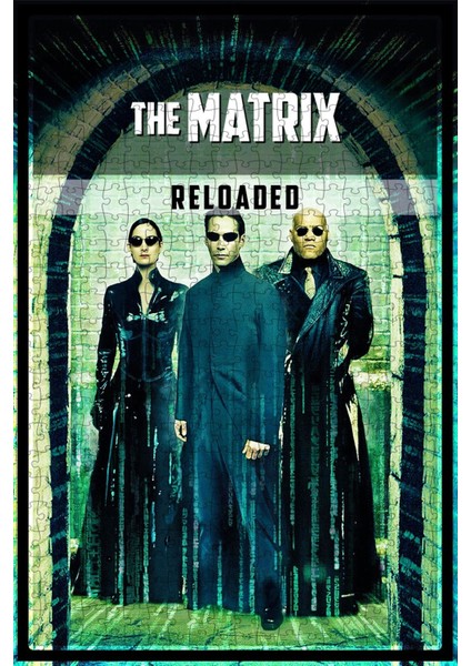 The Matrix Reloaded (2003) Film Posterinin 500 Parça Puzzle Yapbozu