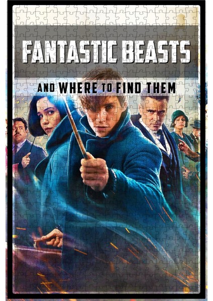 Fantastic Beasts And Where To Find Them (2016) Film Posterinin 500 Parça Puzzle Yapbozu
