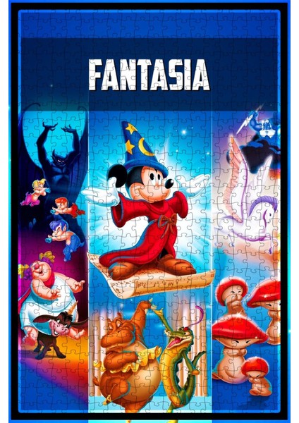 Fantasia (1940) Film Posterinin 500 Parça Puzzle Yapbozu