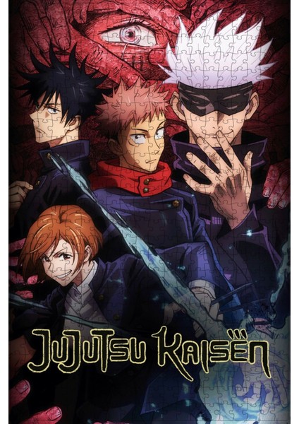 Jujutsu Kaisen (2020) Film Posterinin 500 Parça Puzzle Yapbozu