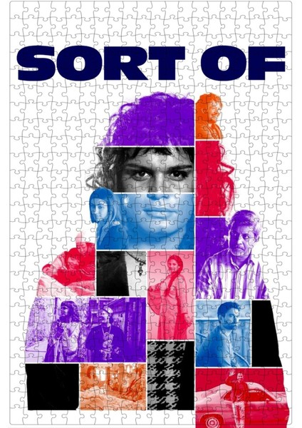 Sort Of (2021) Film Posterinin 500 Parça Puzzle Yapbozu