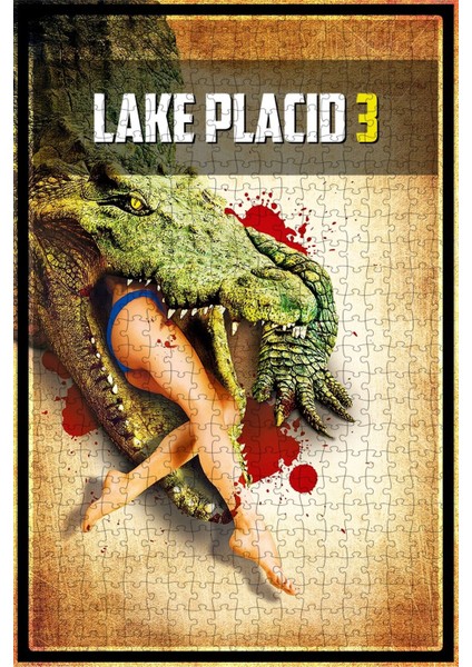 Lake Placid 3 (2010) Film Posterinin 500 Parça Puzzle Yapbozu