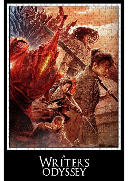 A Writer's Odyssey (2021) Film Posterinin 500 Parça Puzzle Yapbozu Sürüm8