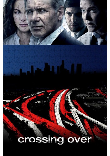 Crossing Over (2009) Film Posterinin 500 Parça Puzzle Yapbozu Sürüm2