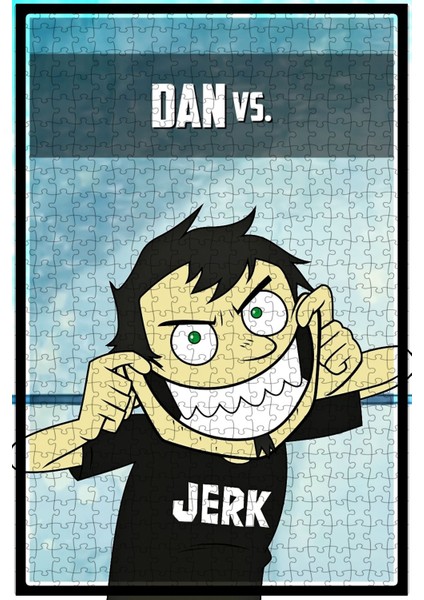 Dan Vs. (2011) Film Posterinin 500 Parça Puzzle Yapbozu Sürüm2