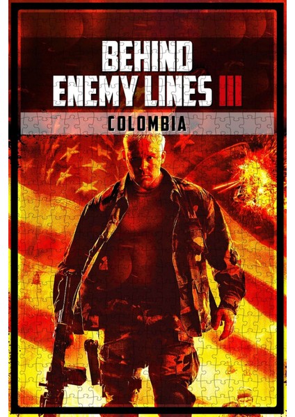 Behind Enemy Lines Iıı: Colombia (2009) Film Posterinin 500 Parça Puzzle Yapbozu