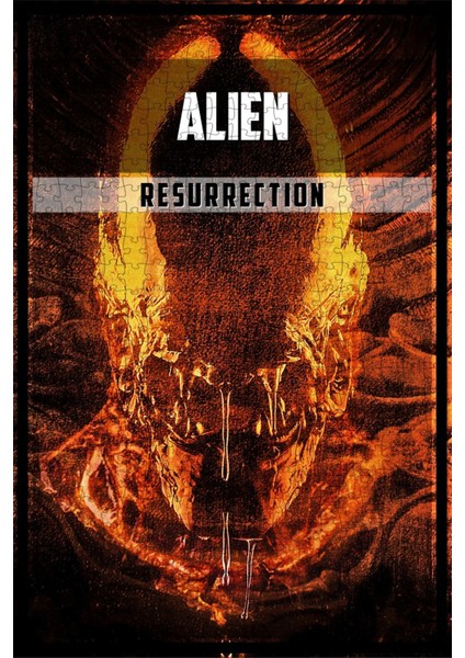 Alien Resurrection (1997) Film Posterinin 500 Parça Puzzle Yapbozu