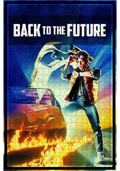 Back To The Future (1985) Film Posterinin 500 Parça Puzzle Yapbozu