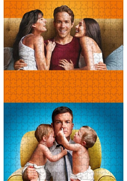 The Change-Up (2011) Film Posterinin 500 Parça Puzzle Yapbozu Sürüm2