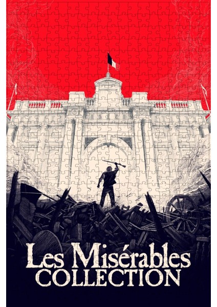 Les Misérables Collection Versiyon3 Film Posterinin 500 Parça Puzzle Yapbozu