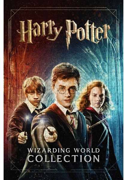 Harry Potter Collection Film Posterinin 500 Parça Puzzle Yapbozu Sürüm3