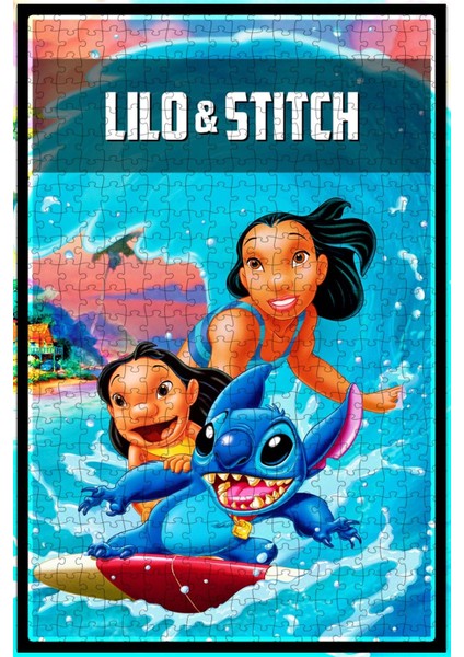 Lilo & Stitch (2002) Film Posterinin 500 Parça Puzzle Yapbozu