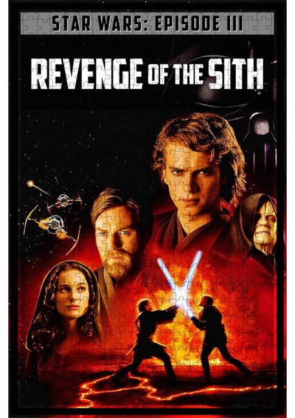 Star Wars: Episode Iıı - Revenge Of The Sith (2005) Film Posterinin 500 Parça Puzzle Yapbozu Sürüm5