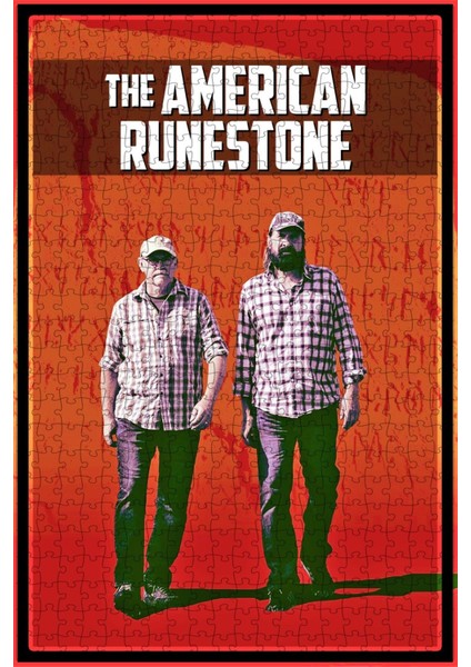 The American Runestone (2020) Film Posterinin 500 Parça Puzzle Yapbozu
