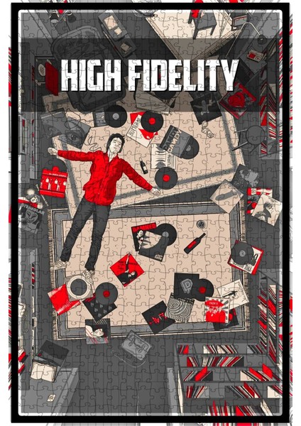High Fidelity (2000) Film Posterinin 500 Parça Puzzle Yapbozu