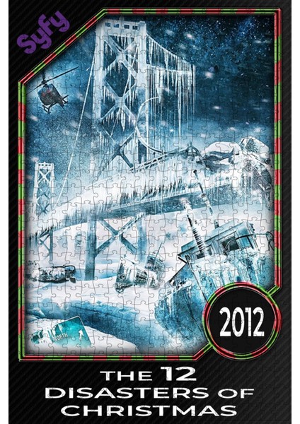 The 12 Disasters Of Christmas (2012) Film Posterinin 500 Parça Puzzle Yapbozu