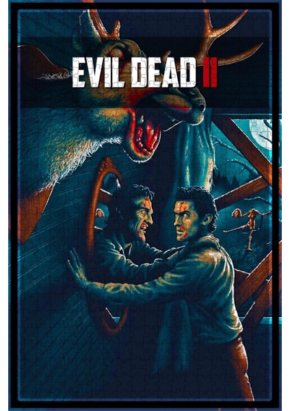 Evil Dead Iı (1987) Film Posterinin 500 Parça Puzzle Yapbozu