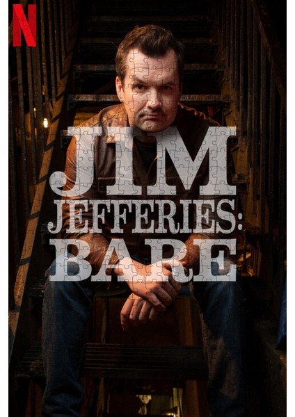 Jim Jefferies: Bare (2014) Film Posterinin 500 Parça Puzzle Yapbozu