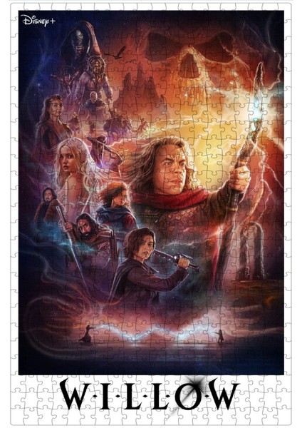 Willow (2022) Film Posterinin 500 Parça Puzzle Yapbozu Sürüm3