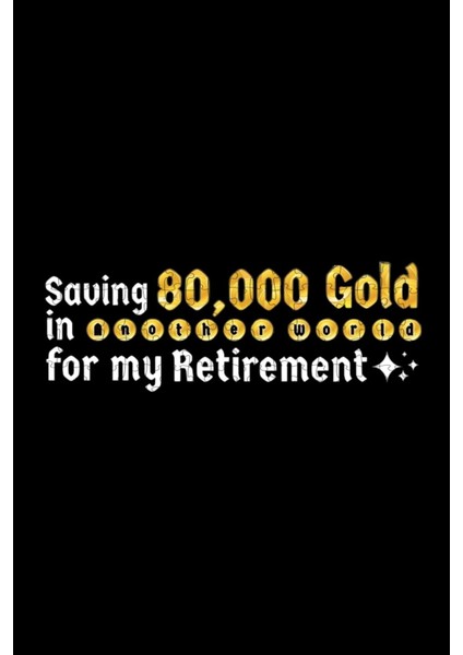 Saving 80,000 Gold In Another World For My Retirement 2023 Film Posterinin 500 Parça Puzzle Yapbozu