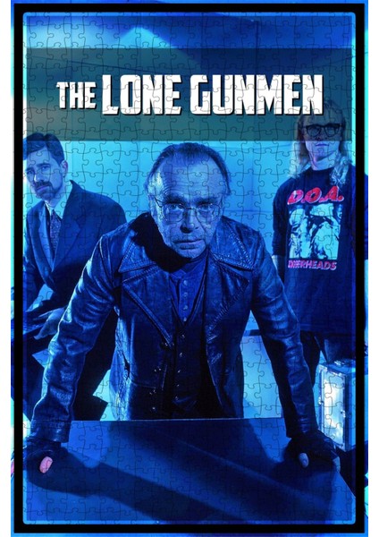 The Lone Gunmen (2001) Film Posterinin 500 Parça Puzzle Yapbozu Sürüm2
