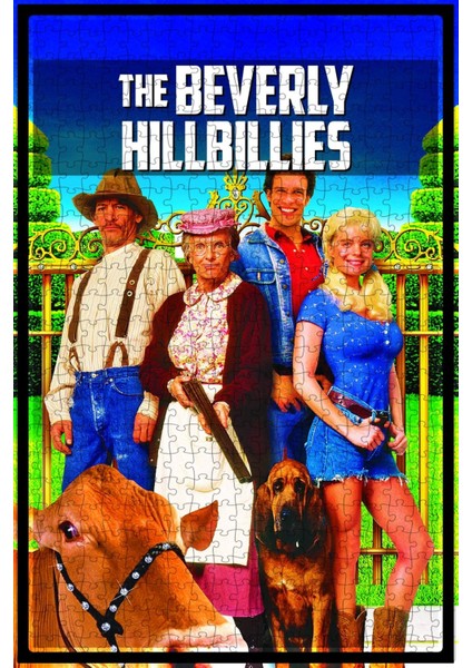 The Beverly Hillbillies (1993) Film Posterinin 500 Parça Puzzle Yapbozu