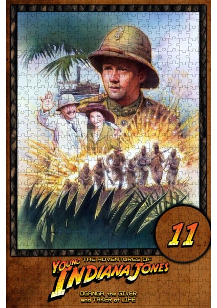 Genç Indiana Jones'un Maceraları Oganga, The Giver And Taker Of Life Film 500 Parça Puzzle Yapbozu