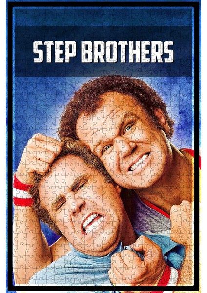 Step Brothers (2008) Film Posterinin 500 Parça Puzzle Yapbozu Y61