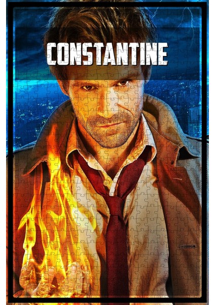 Constantine (2014) Film Posterinin 500 Parça Puzzle Yapbozu N28