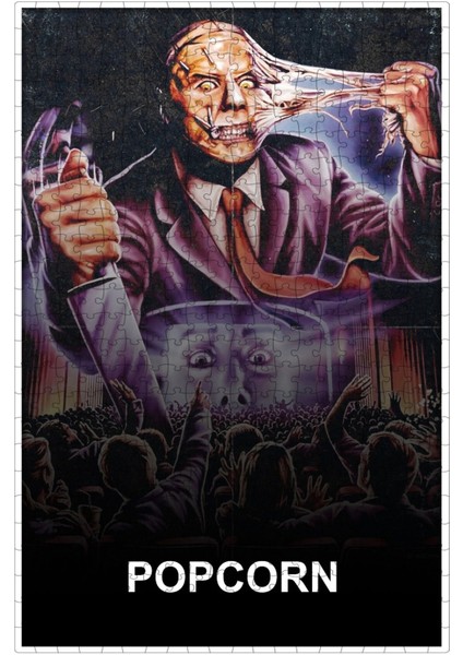 Popcorn (1991) Film Posterinin 500 Parça Puzzle Yapbozu