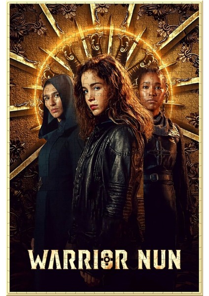 Warrior Nun (2020) Film Posterinin 500 Parça Puzzle Yapbozu C42