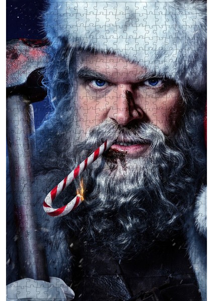 Violent Night (2022) Film Posterinin 500 Parça Puzzle Yapbozu Sürüm2