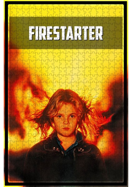 Firestarter (1984) Film Posterinin 500 Parça Puzzle Yapbozu R96