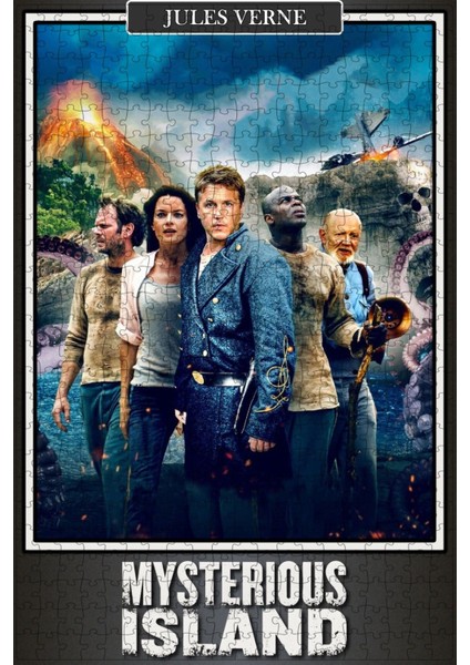 Mysterious Island (2010) Film Posterinin 500 Parça Puzzle Yapbozu