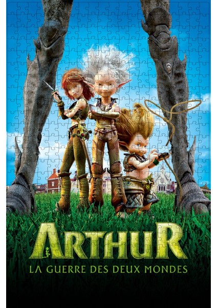 Arthur 3: The War Of The Two Worlds (2010) Film Posterinin 500 Parça Puzzle Yapbozu