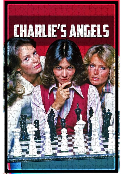 Charlie's Angels (1976) Film Posterinin 500 Parça Puzzle Yapbozu