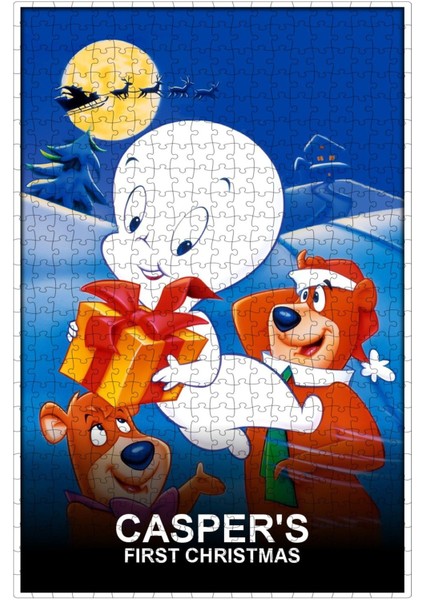 Casper's First Christmas (1979) Film Posterinin 500 Parça Puzzle Yapbozu