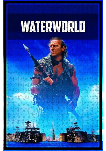 Waterworld (1995) Film Posterinin 500 Parça Puzzle Yapbozu