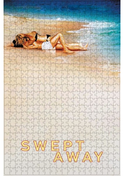 Swept Away (2002) Film Posterinin 500 Parça Puzzle Yapbozu