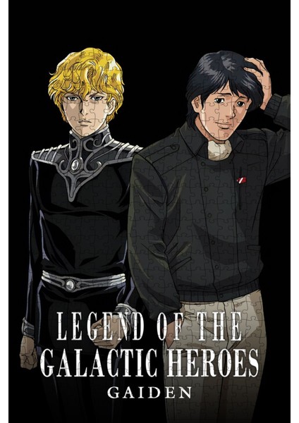 Legend Of The Galactic Heroes Gaiden (1998) Film Posterinin 500 Parça Puzzle Yapbozu