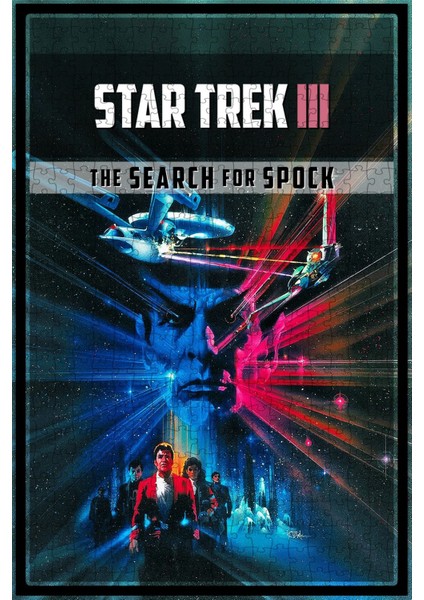 Star Trek Iıı: The Search For Spock (1984) Film Posterinin 500 Parça Puzzle Yapbozu Sürüm2