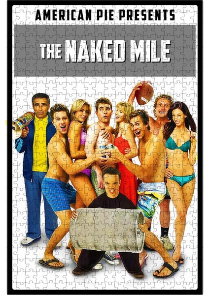 American Pie Presents: The Naked Mile (2006) Film Posterinin 500 Parça Puzzle Yapbozu