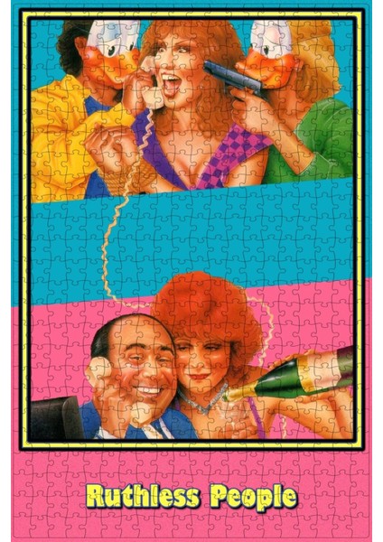Ruthless People (1986) Film Posterinin 500 Parça Puzzle Yapbozu
