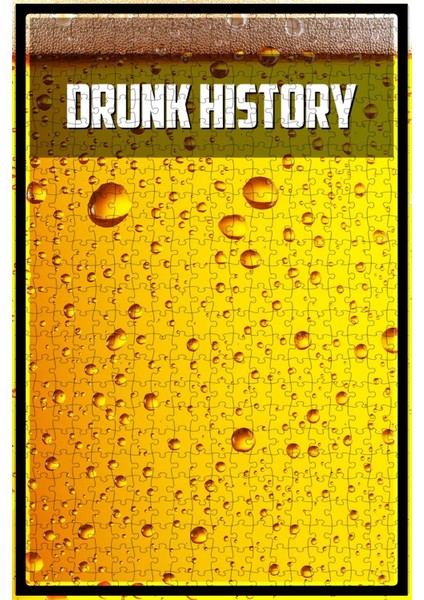 Drunk History (2013) Film Posterinin 500 Parça Puzzle Yapbozu