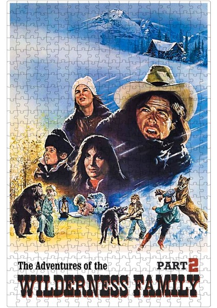 Further Adventures Of The Wilderness Family (1978) Film Posterinin 500 Parça Puzzle Yapbozu